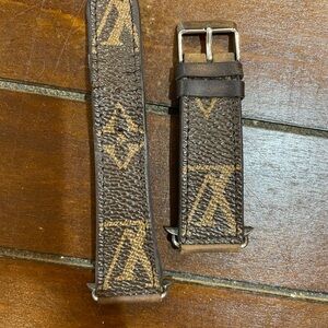 Repurposed Louis Vuitton Monogram Watch Strap